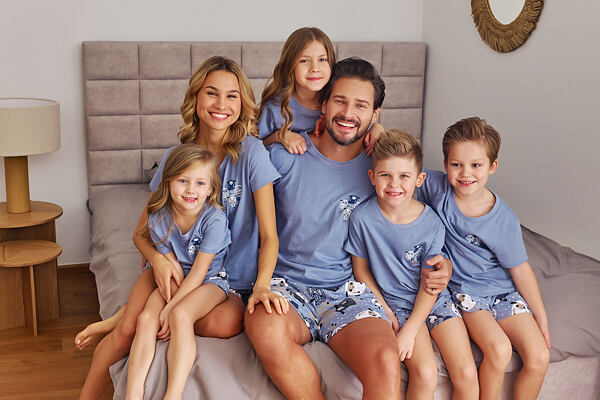 sladěná rodinná pyžama Sheep