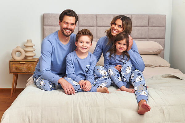 sladěná rodinná pyžama